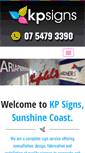 Mobile Screenshot of kpsigns.com.au